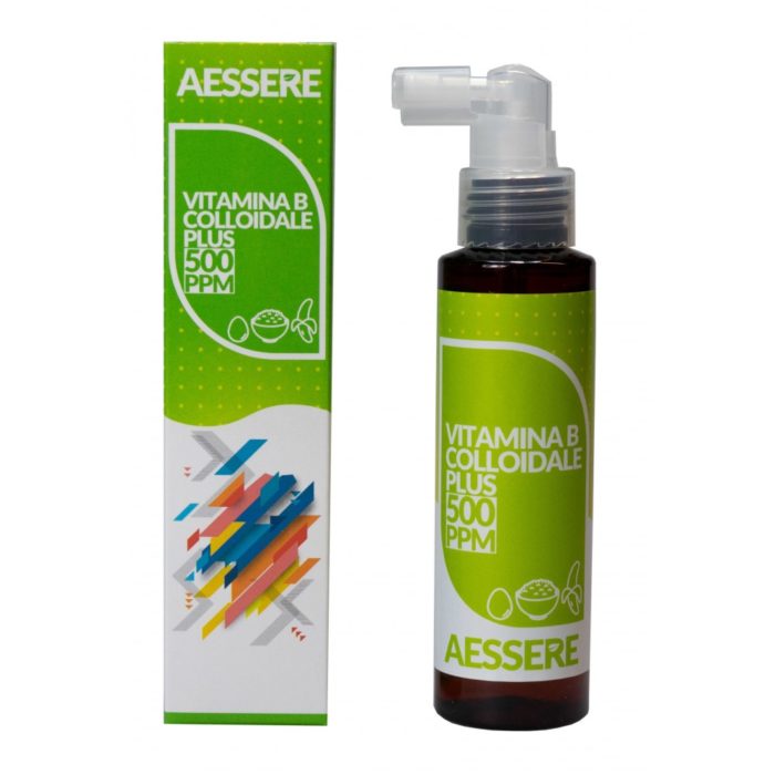 Aessere Vitamina B Colloidale Plus Spray 100 Ml 500 PPM Il Tronchetto